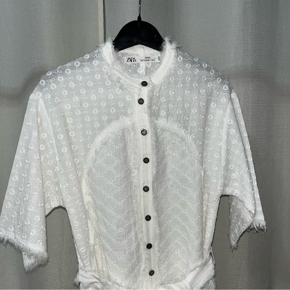 Zara Studio White Kimono-style Dress.  Limited Edition. - Picture 6 of 10